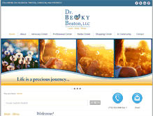 Tablet Screenshot of drbeckybeaton.com